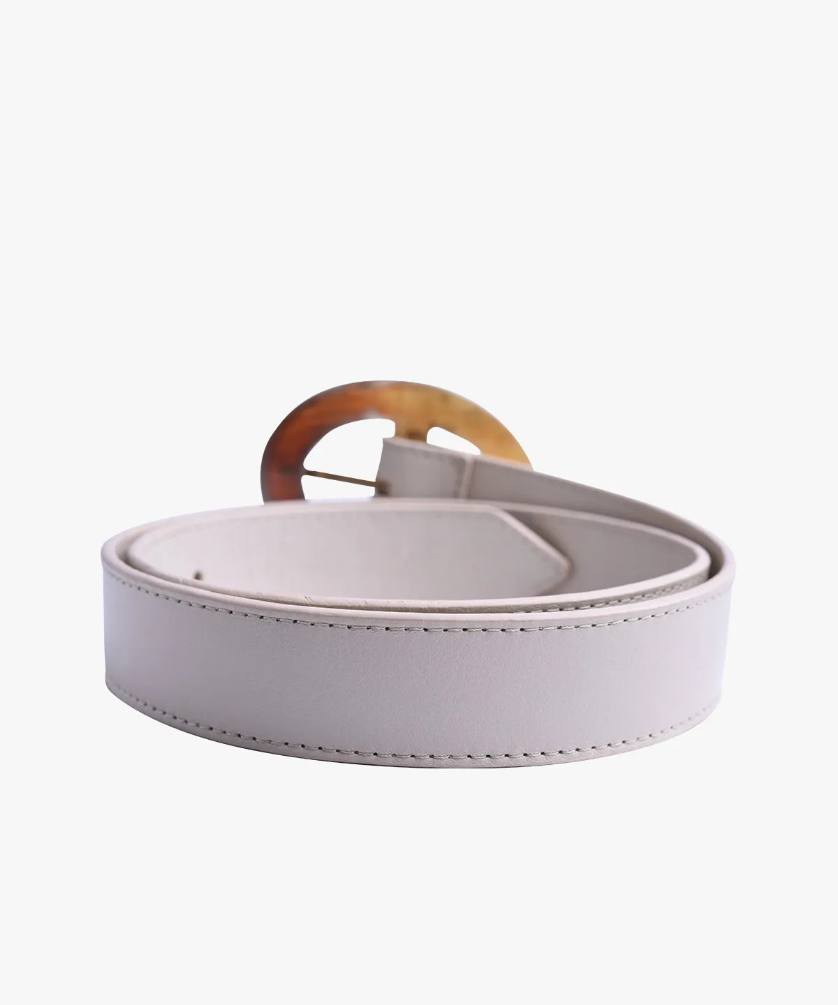 Azza Ovl Belt in Leather