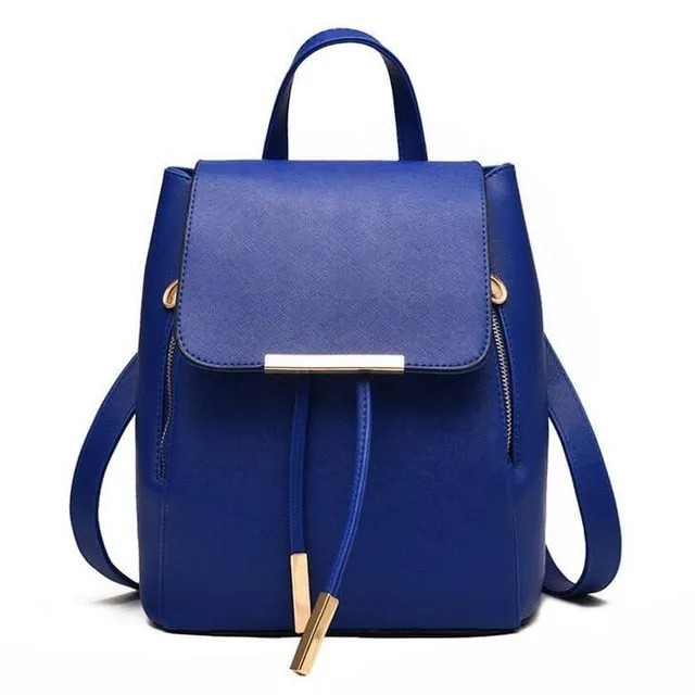 Backback / Purse -  Women's Leather Backpack