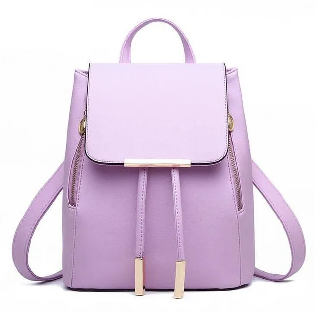 Backback / Purse -  Women's Leather Backpack