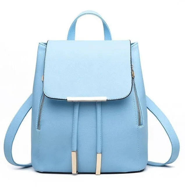 Backback / Purse -  Women's Leather Backpack