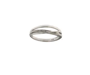 Bague avec motif - Or Blanc, Diamants (062675A)