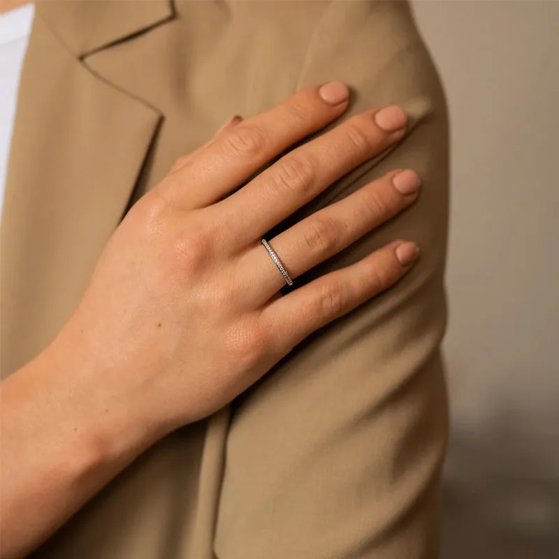 Bague TI SENTO - Argent, zircons (1923ZI)