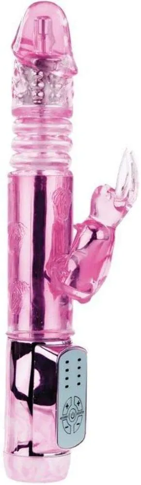 Baile Throbbing Bunny Rechargeable Two-Way Vibrator 24 cm