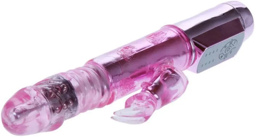 Baile Throbbing Bunny Rechargeable Two-Way Vibrator 24 cm