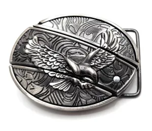 Bald Eagle Folding Knife Belt Buckle