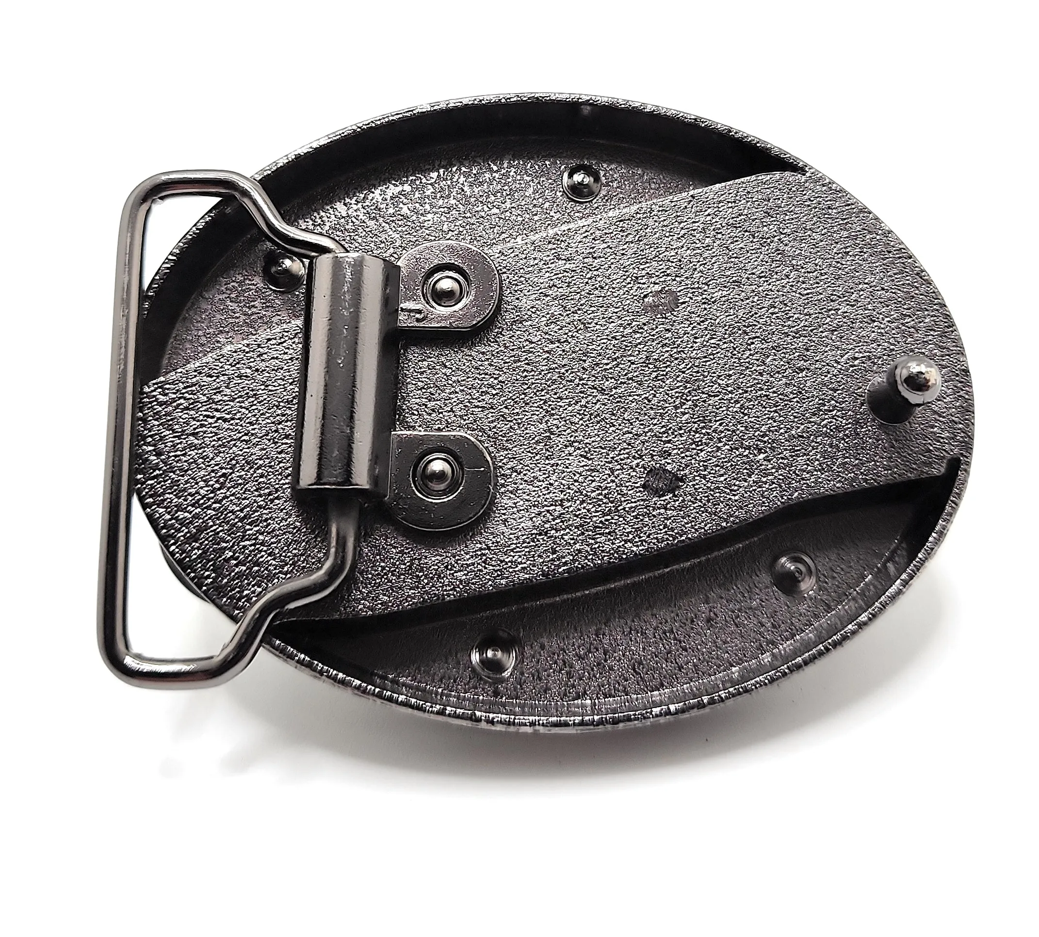 Bald Eagle Folding Knife Belt Buckle