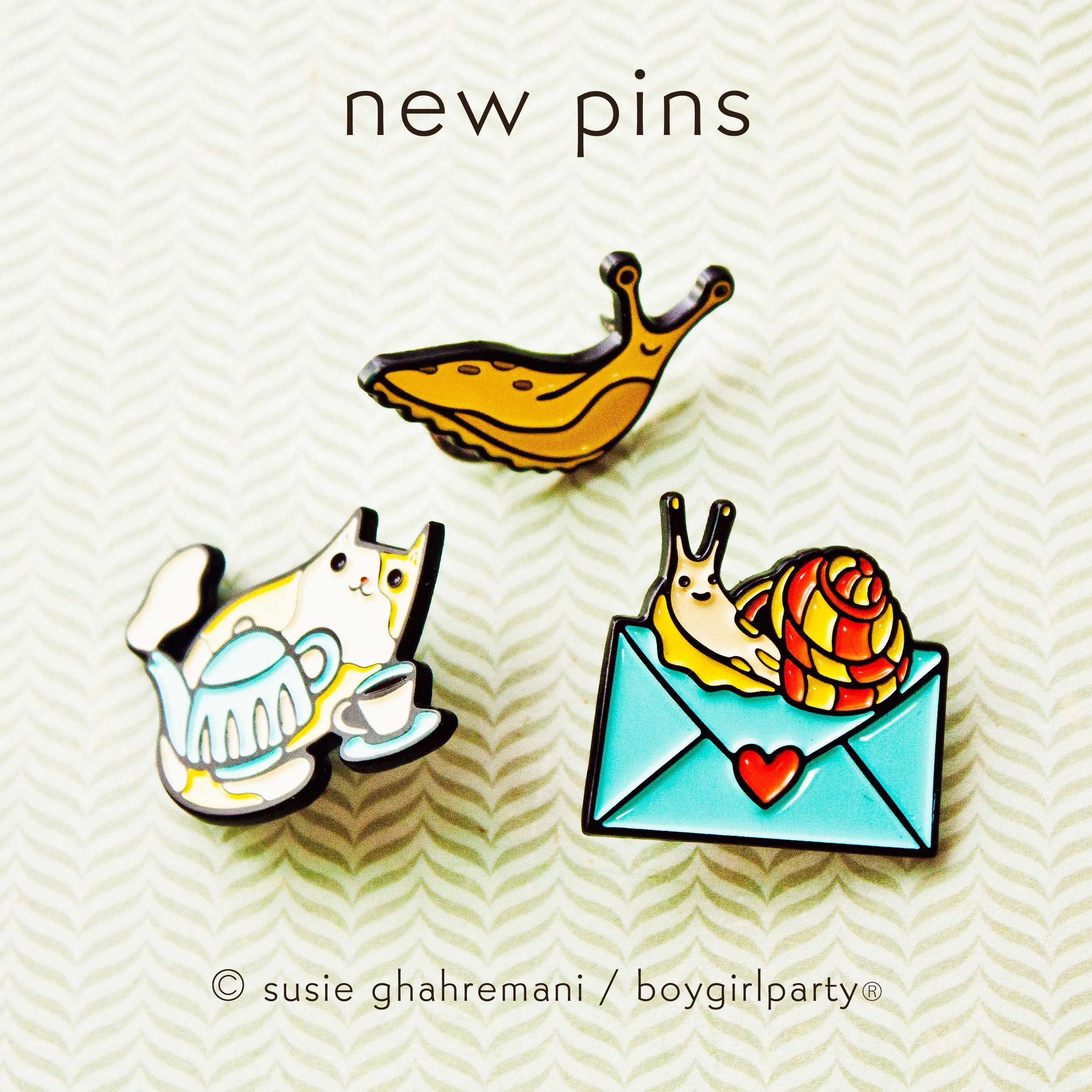 Banana Slug Enamel Pin by boygirlparty — California Slug Pin