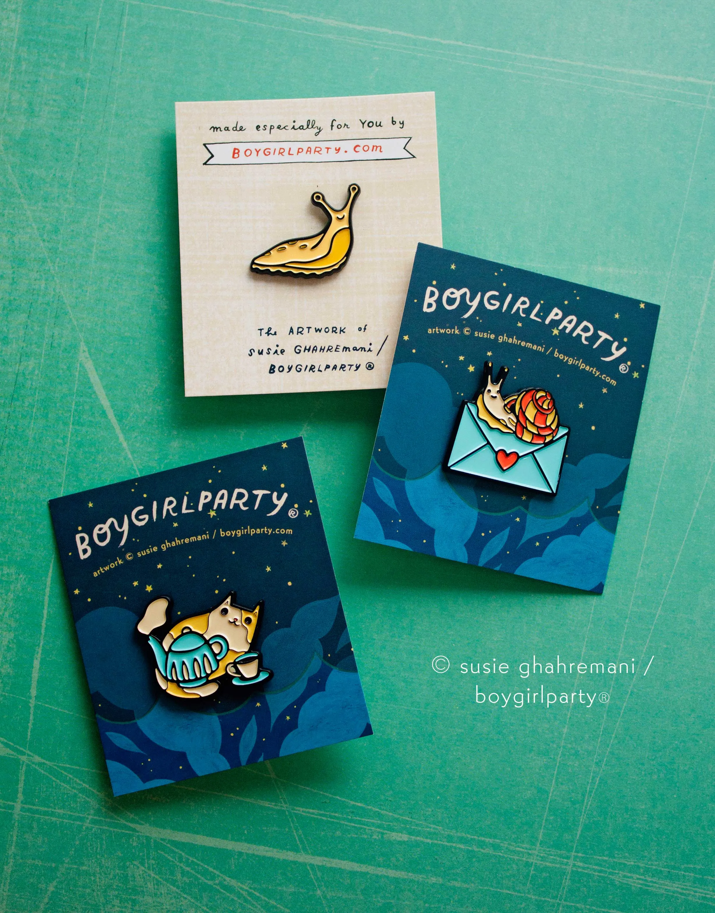 Banana Slug Enamel Pin by boygirlparty — California Slug Pin