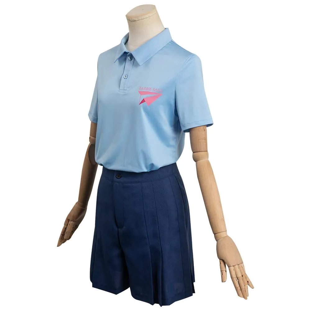 Barbie 2023 Cosplay Costume Mailman Outfits Halloween Carnival Suit