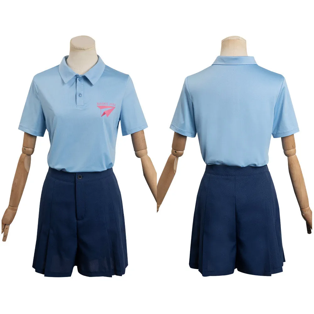 Barbie 2023 Cosplay Costume Mailman Outfits Halloween Carnival Suit