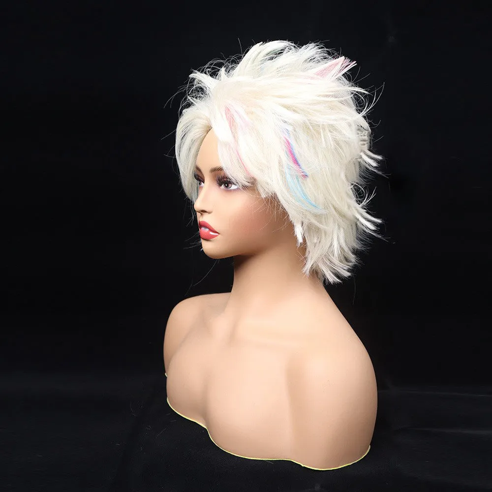 Barbie 2023 Short Wig Heat Resistant Synthetic Hair Cosplay Carnival Halloween Props