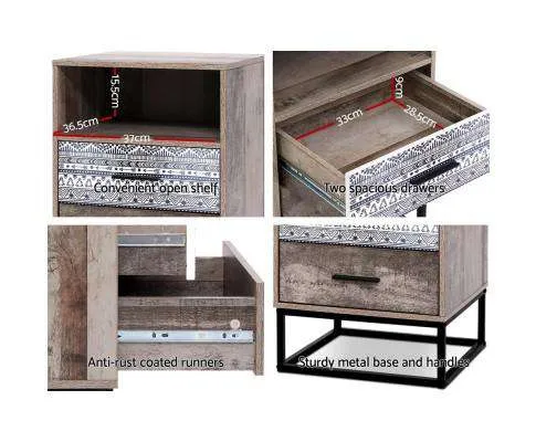 Bedside Tables Wood Designer