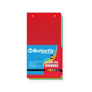 Betterfly Mixed File Divider 120 mm X 230 mm Bright Board Pack of 100
