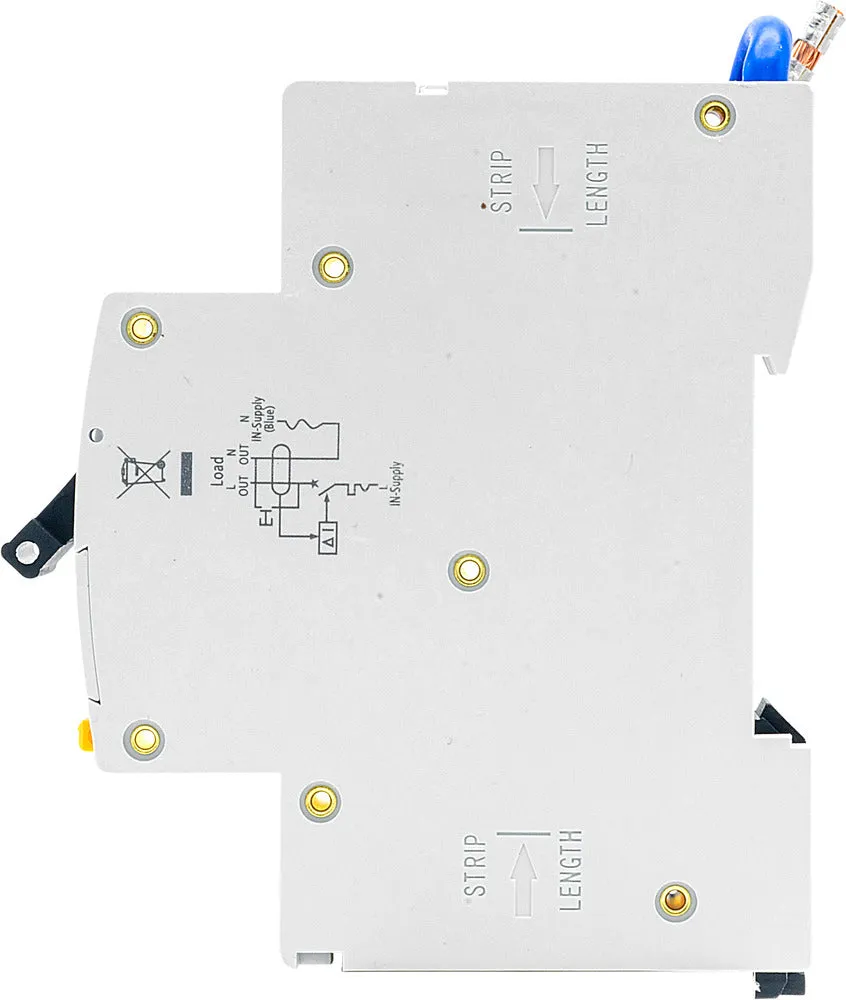 BG CUCRC10 10A SP 1 Module C Curve 6kA 30mA Type AC Compact RCBO