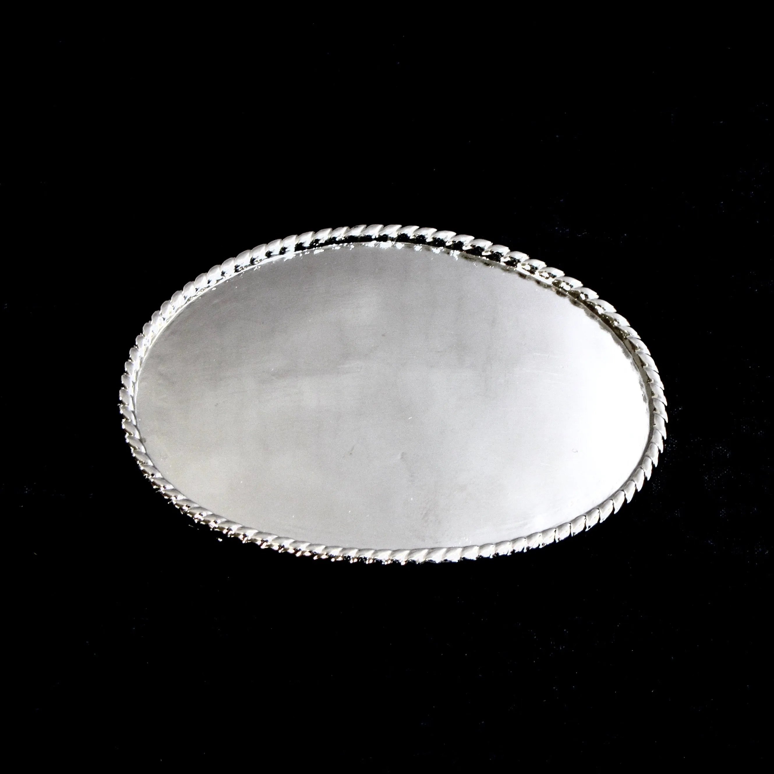 BI-620  1 1/2" Rope Pattern Inlay Buckle