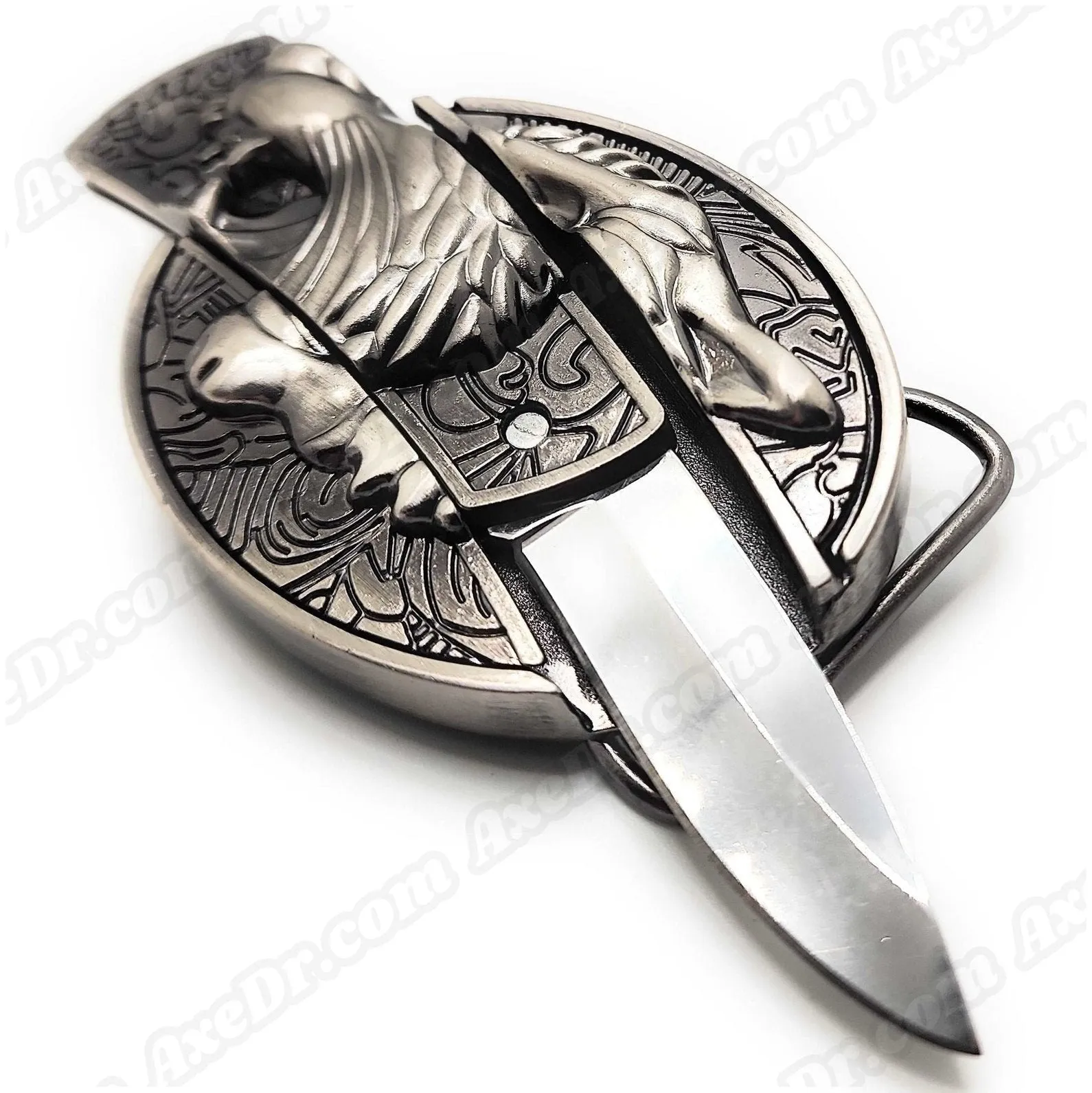 Big Cat Folding Knife Belt Buckle