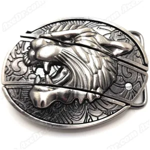 Big Cat Folding Knife Belt Buckle