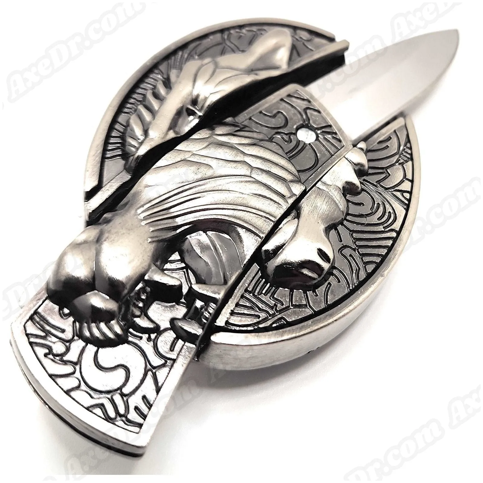 Big Cat Folding Knife Belt Buckle