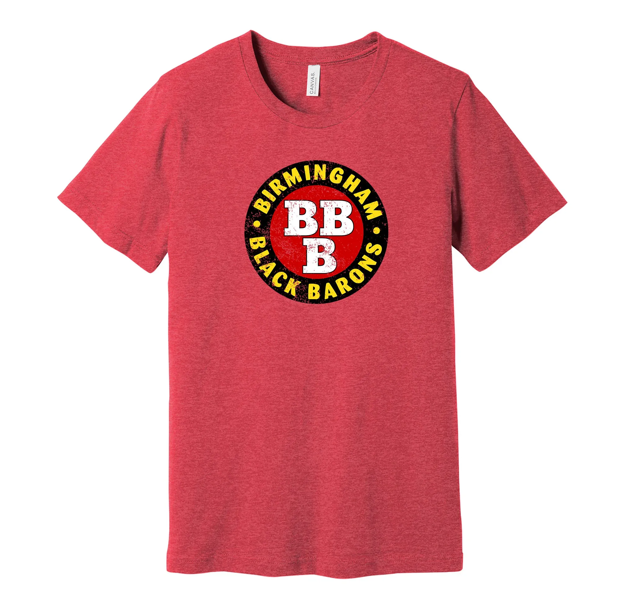 Birmingham Black Barons Distressed Logo Shirt - Defunct Baseball Team - Celebrate Alabama Heritage and History - Hyper Than Hype
