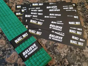 Black Belt Excellence Belt Stripes - Monthly