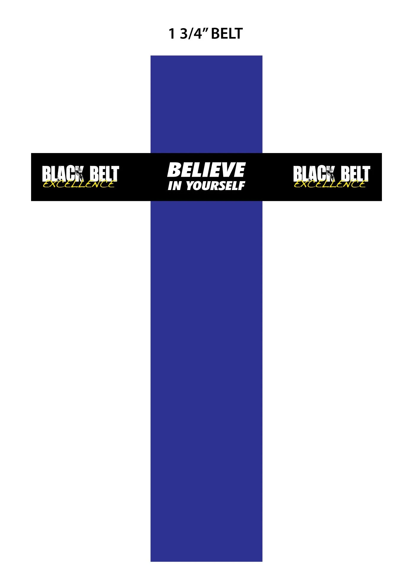 Black Belt Excellence Belt Stripes - Monthly