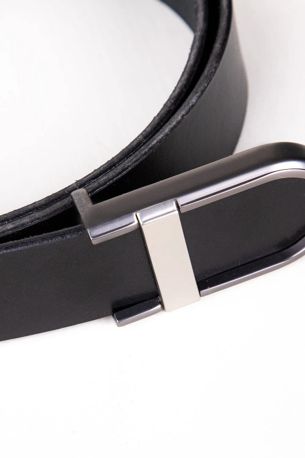 Black Leather Belt