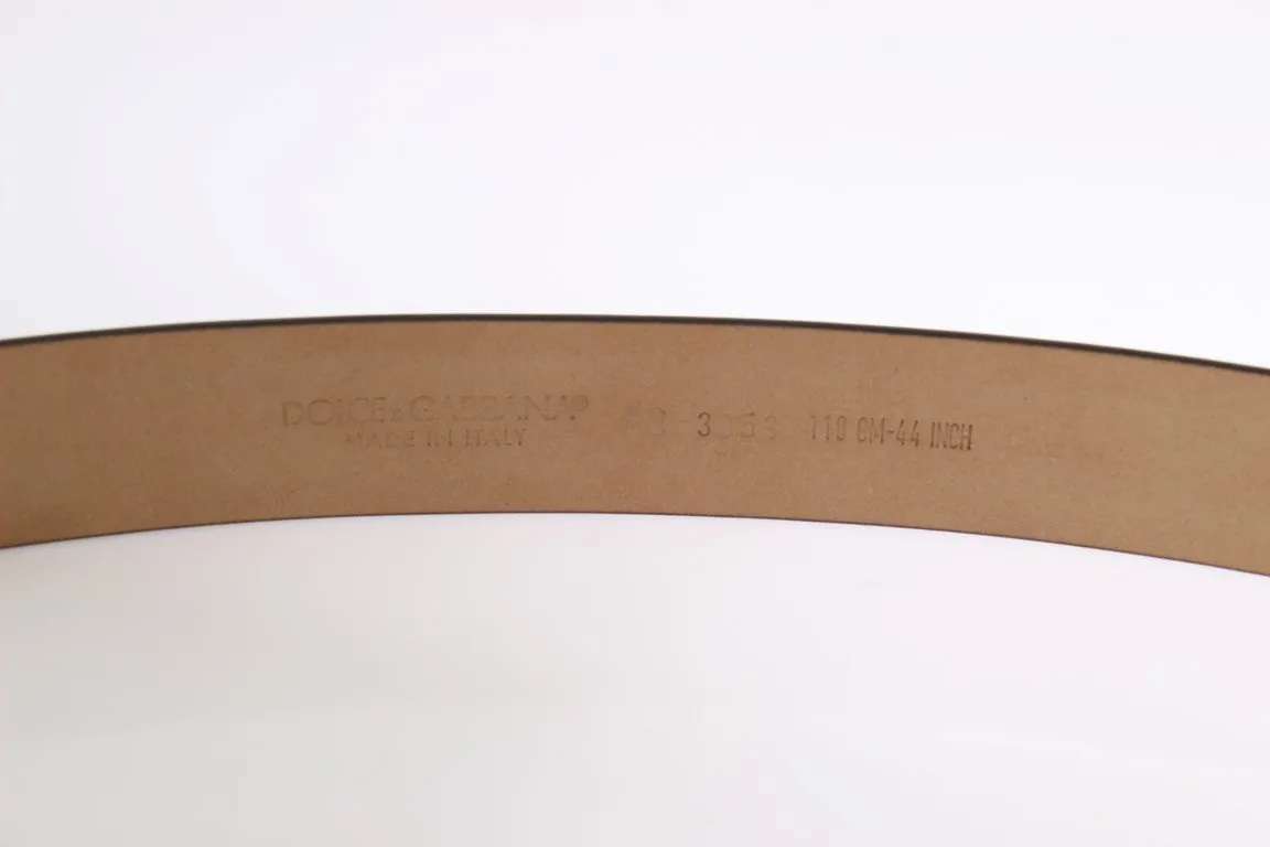 Black Leather Gray Buckle Belt