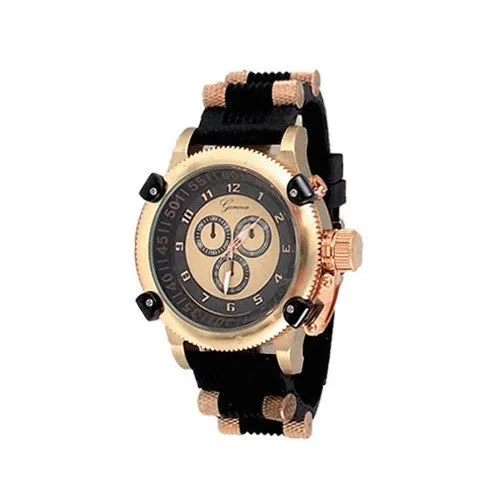 Black Rose Gold Designer Watch