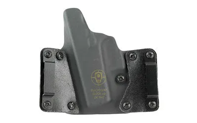 BLACKPOINT LEATHER WING OWB HOLSTER FOR GLOCK 43 RH BLK