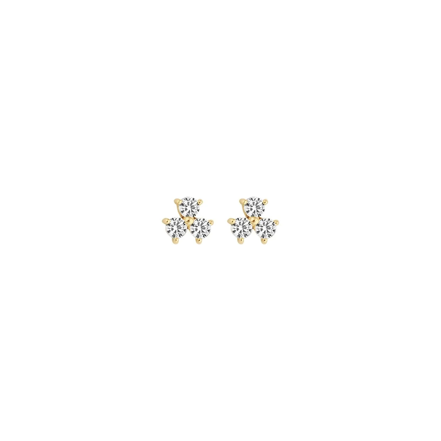 Blush - Boucles d'oreilles - Or Jaune 14k, Zircon (7197YZI)