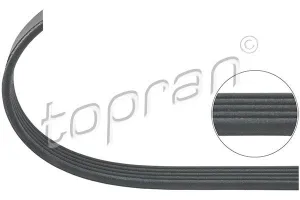BMW Ribbed V-Belt 5PK980 Climate Compressor E34 E39 E32 E38 E31 M60 11281736988