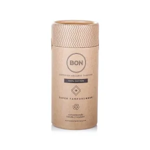 Bon Certified Organic Tampons 16 super tampons