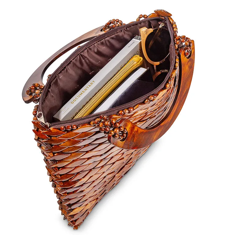 Bora Bora Handbag - Dark Walnut