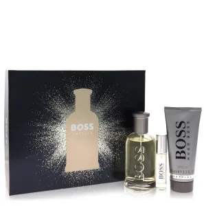 Boss No. 6 by Hugo Boss Gift Set -- 3.3 oz Eau De Toilette Spray   0.3 oz Mini EDT Spray    3.4 oz Shower Gel for Men