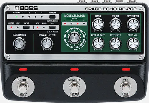 Boss RE-202 Space Echo Compact Pedal