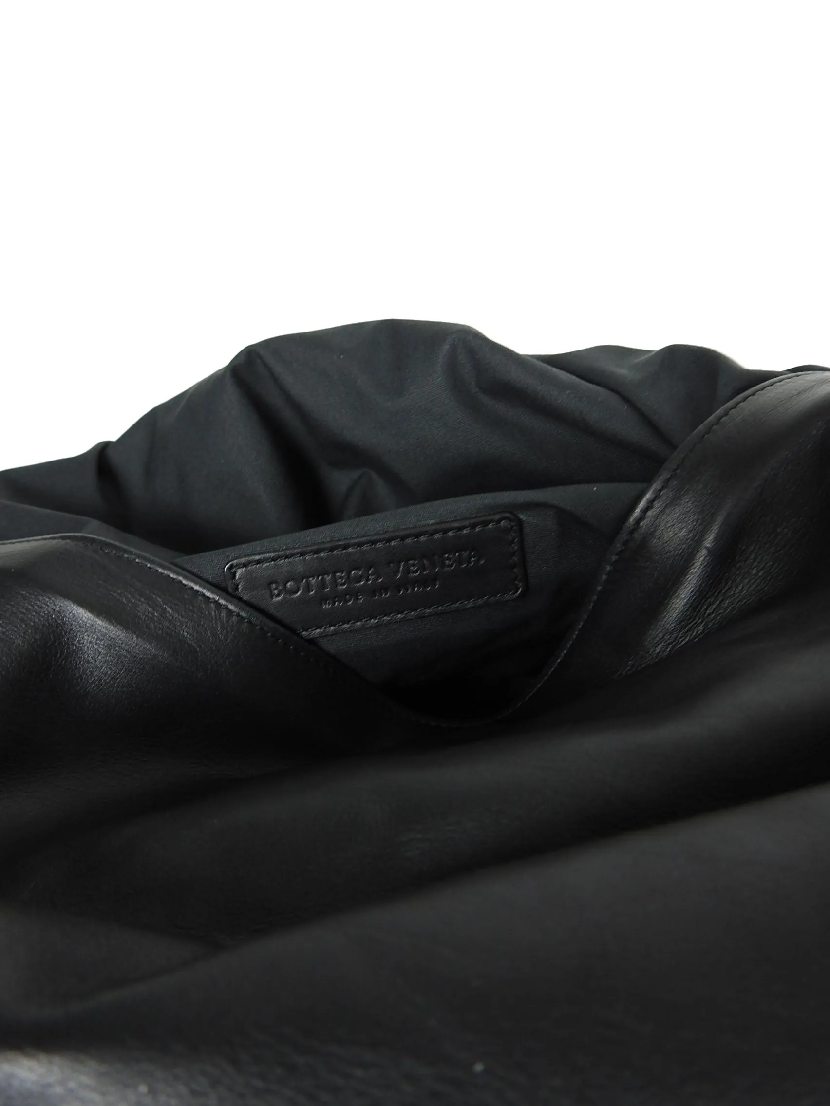 Bottega Veneta Leather Roll Top Messenger Bag