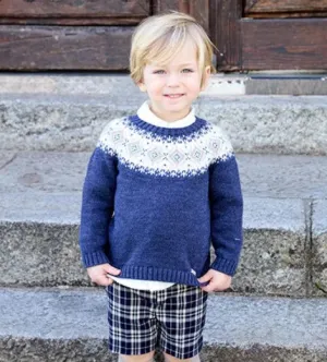 Boys Shirt and Red Tartan Shorts