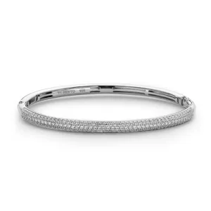 Bracelet Rigide TI SENTO - Argent, Zircons (2874ZI)