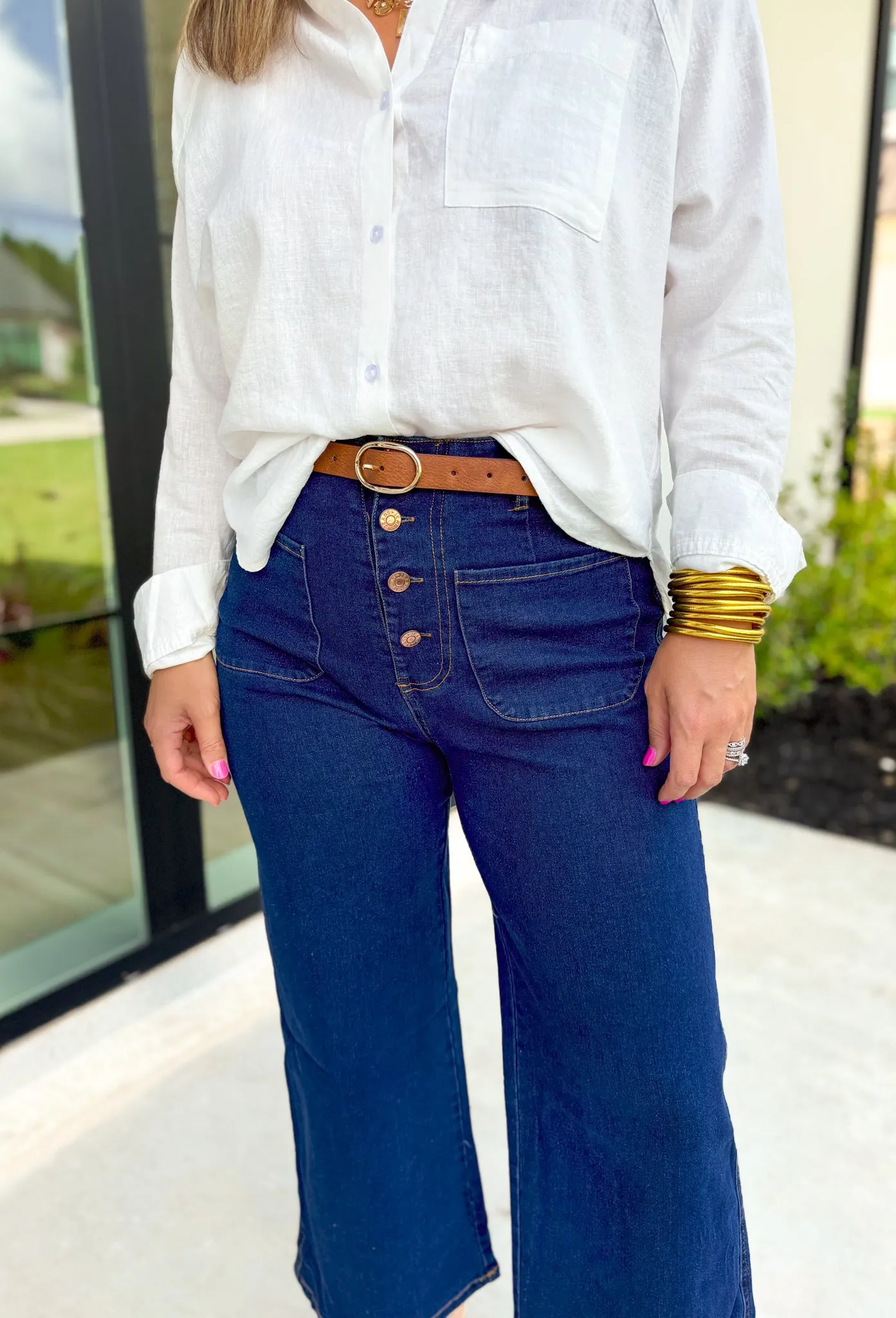 Brinkley Belt in Brown