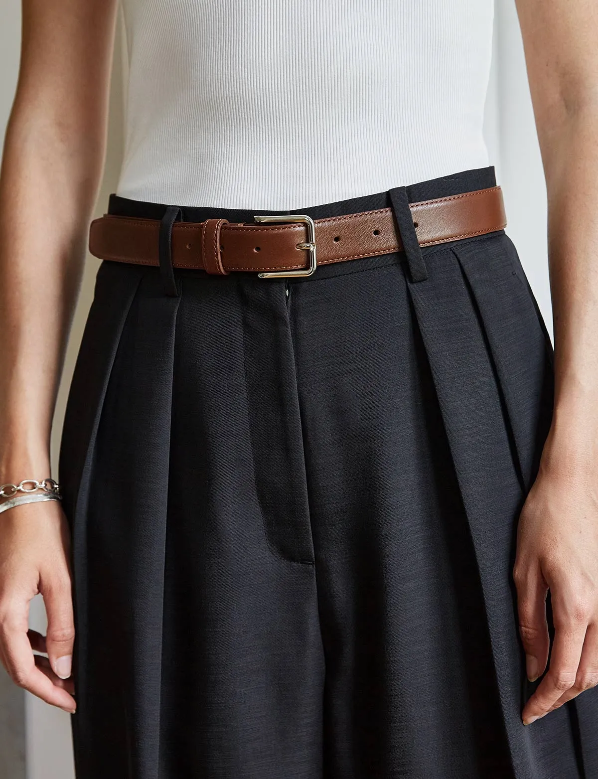Brown Leather Belt