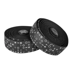 BURGH Designer Handlebar Tape - Hieroglyph - White