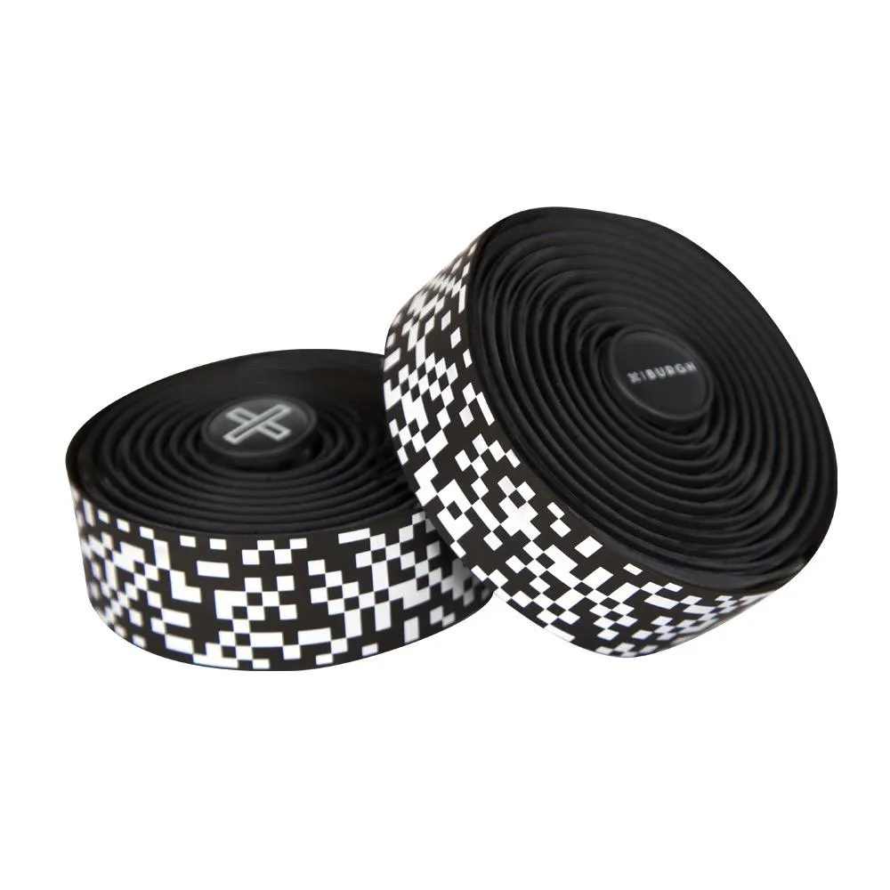 BURGH Designer Handlebar Tape - Pixel - White
