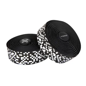 BURGH Designer Handlebar Tape - Pixel - White