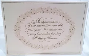 BUSINESS APPRECIATION BOXED GREETING CARDS
