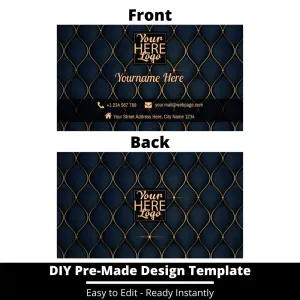 Business Card Design Template 102
