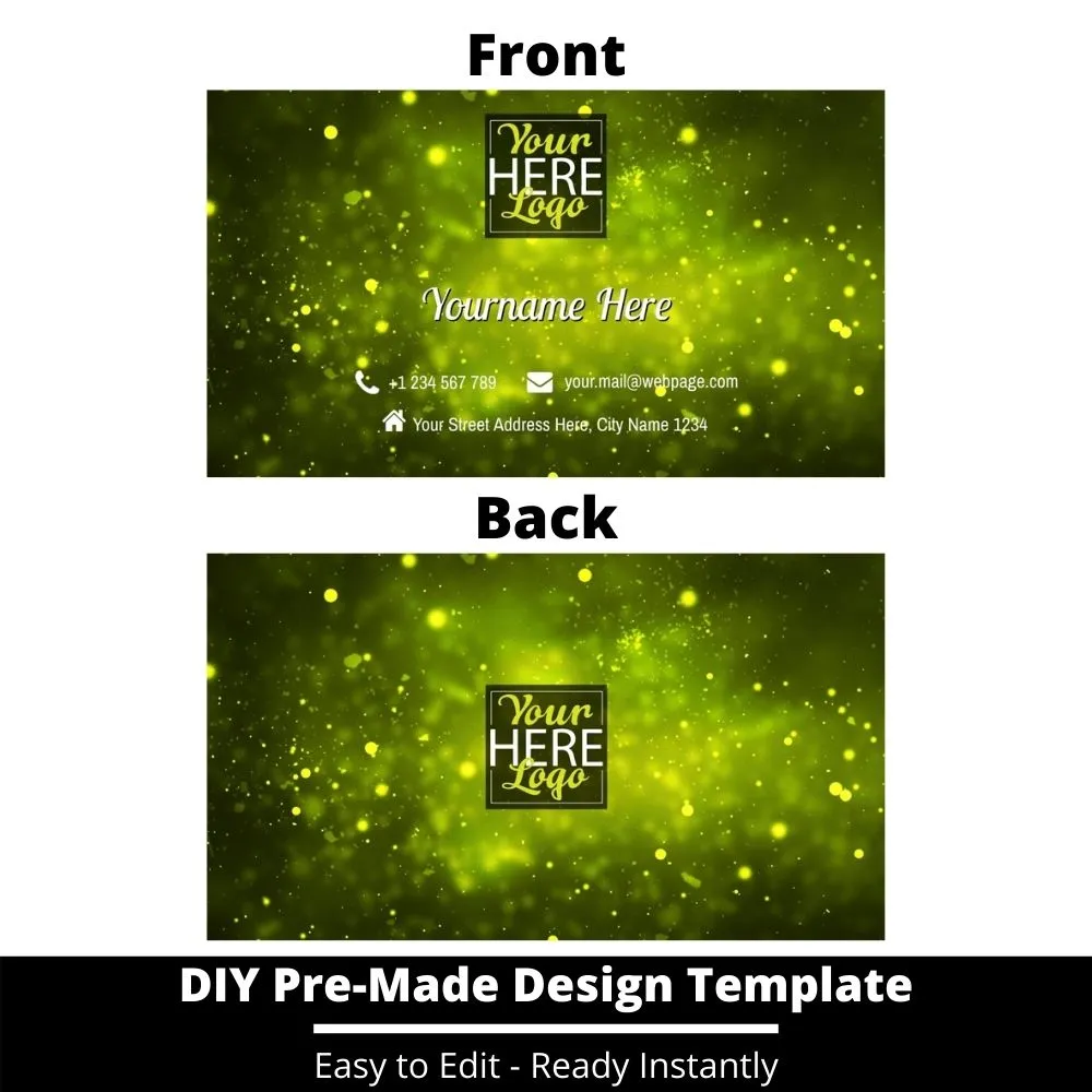 Business Card Design Template 203