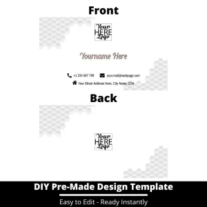 Business Card Design Template 70