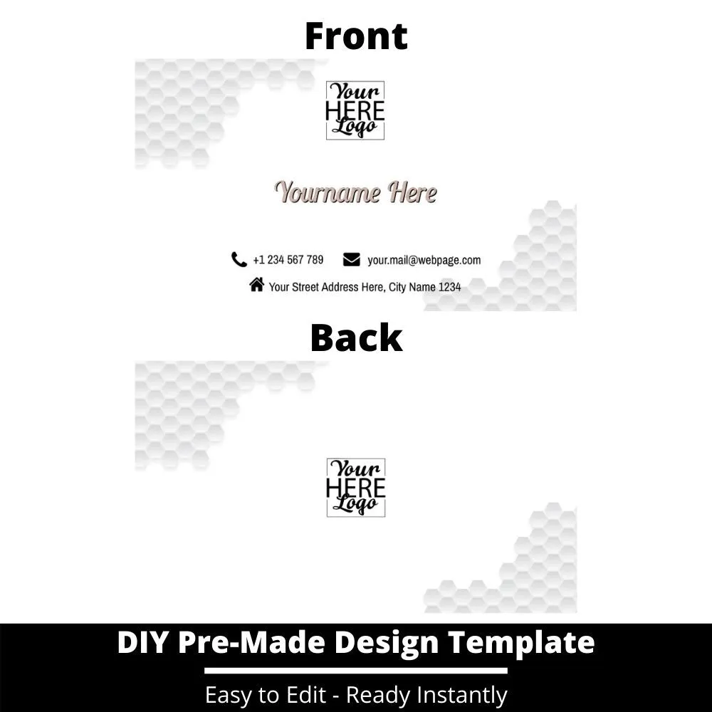 Business Card Design Template 70