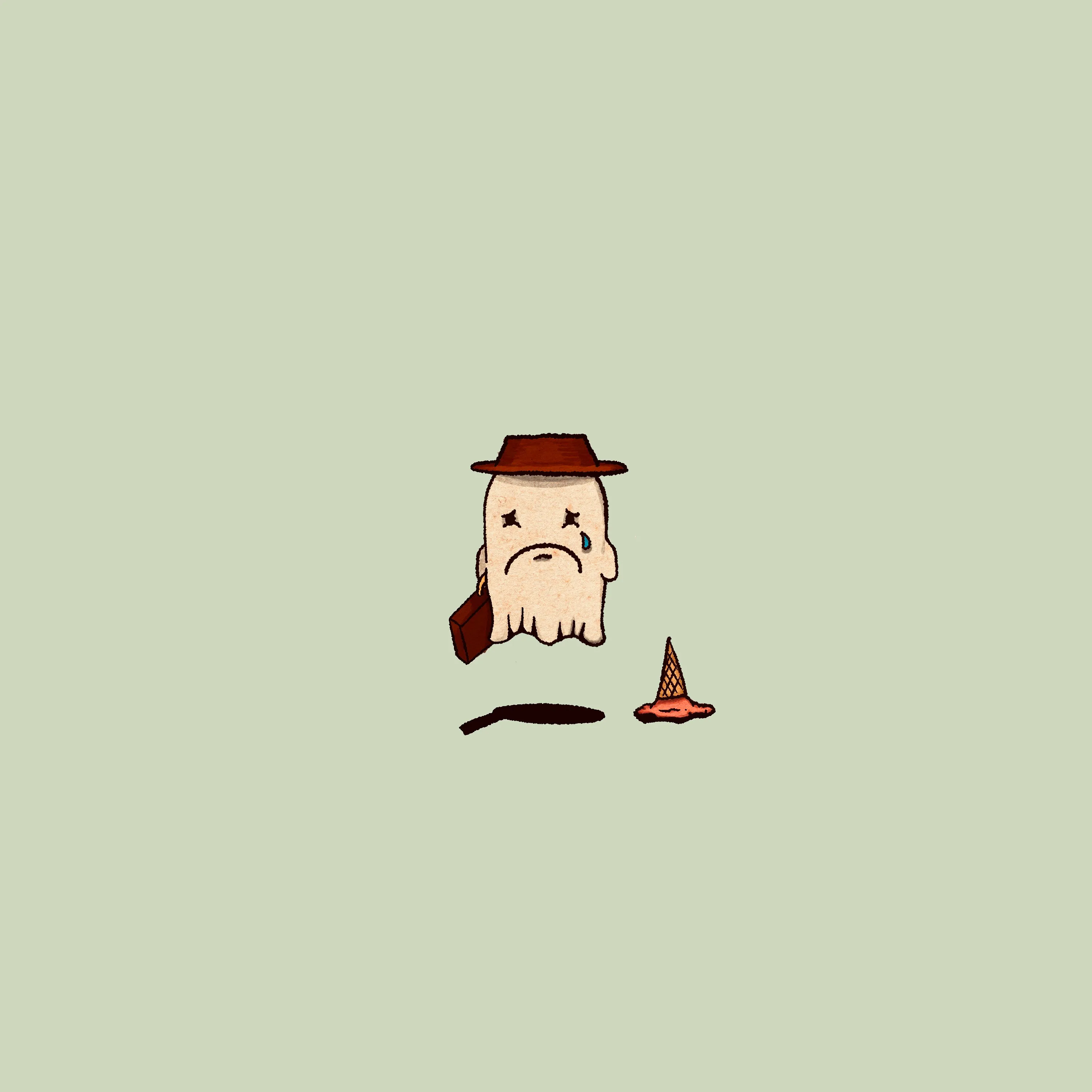 Business Ghost Art Print
