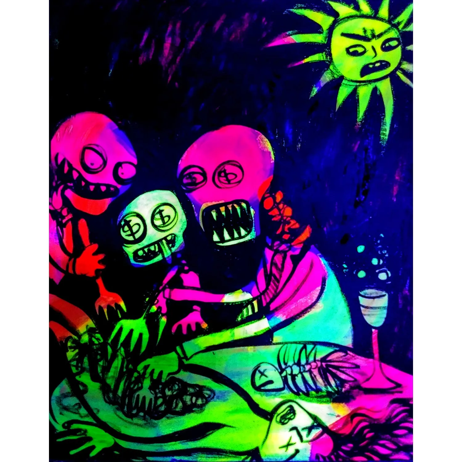 Business People Eating a Corpse